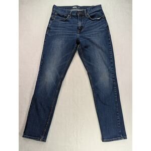 Old Navy Size 30W 30L Athletic Built-In Flex Dark Wash Straight Leg Jeans